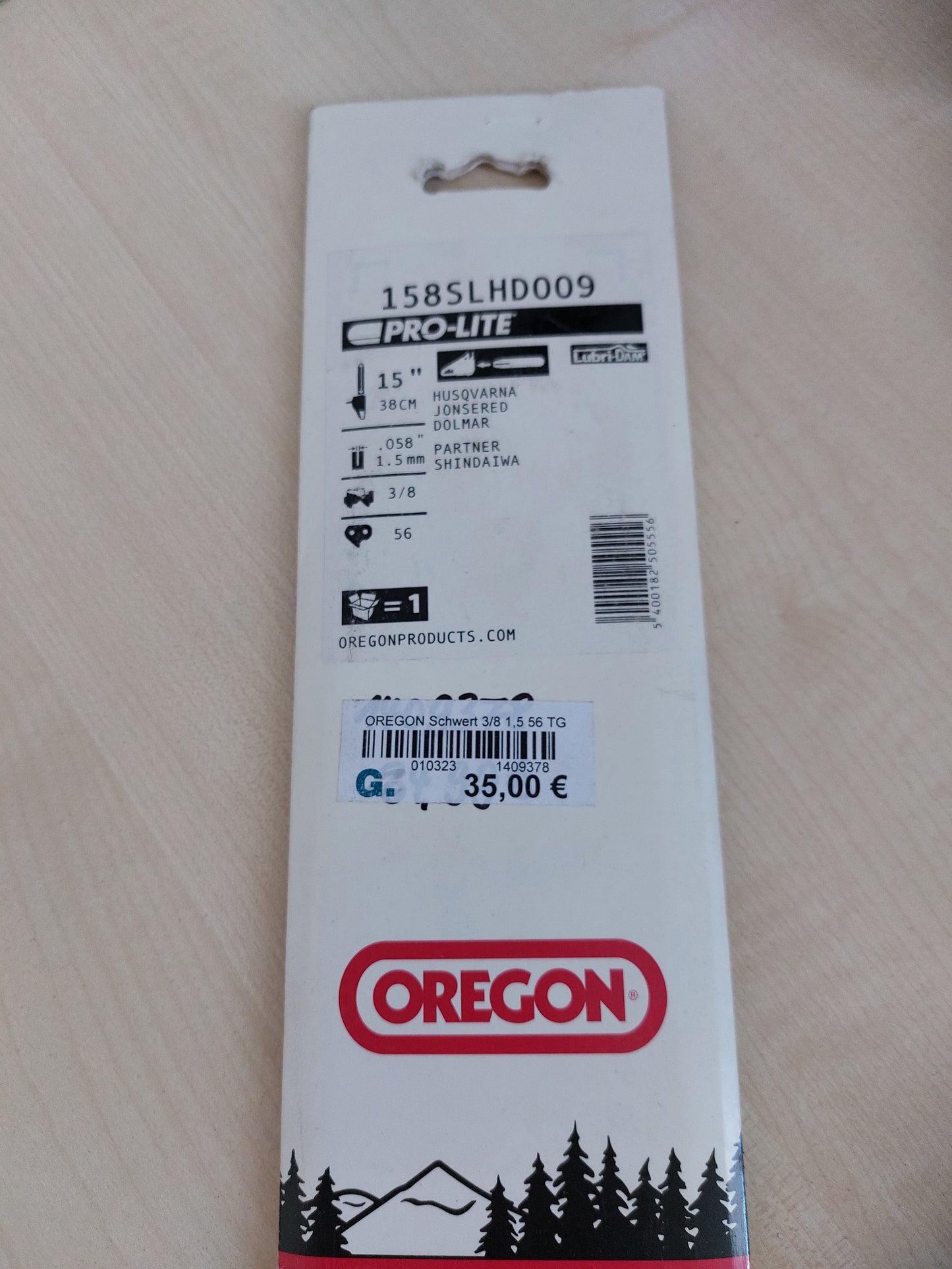 Oregon Schiene 158SLHD009