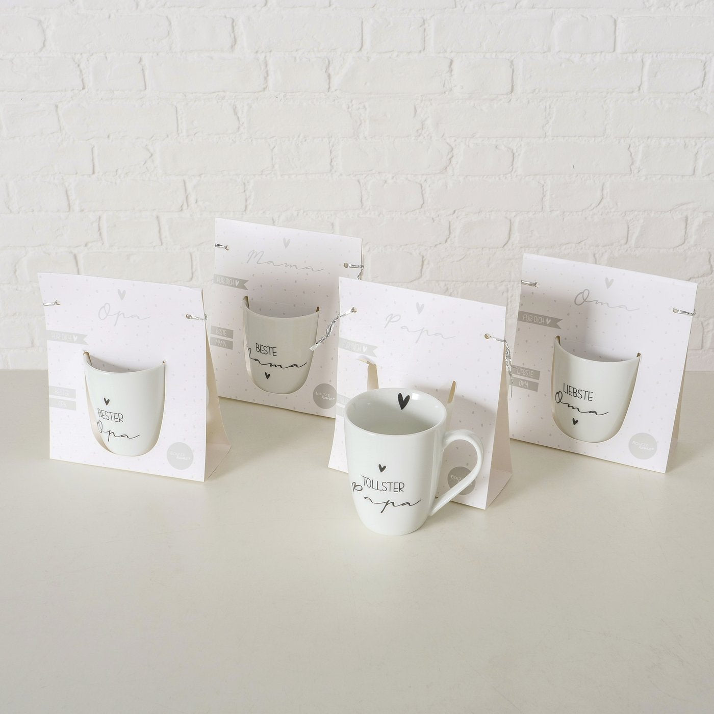 Becher Familie 4 sort.