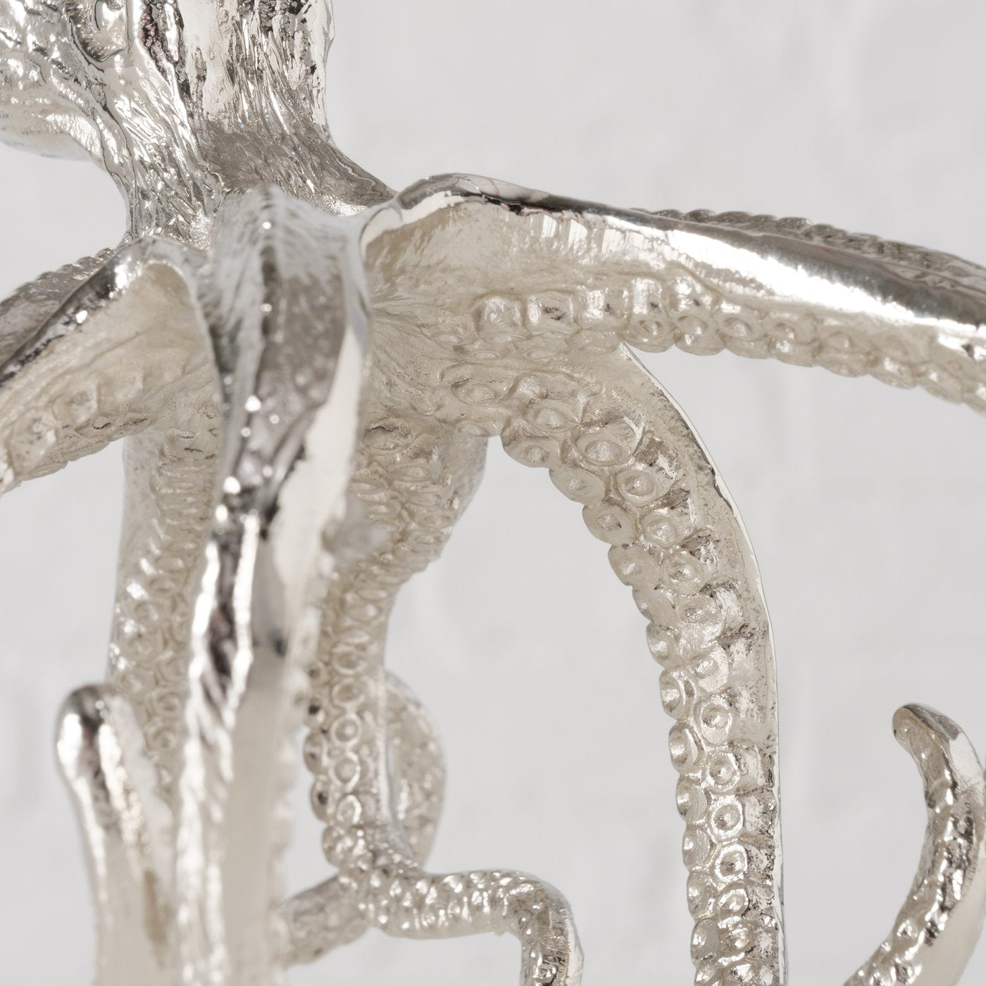 Flaschenträger Octo,B12,00cm, Aluminium vernickelt H 15,50 cm Glanz BOLTZE 2054156