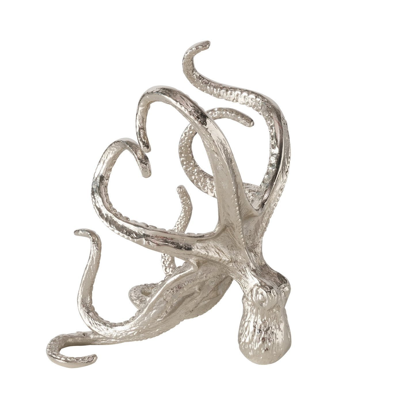 Flaschenträger Octo,B12,00cm, Aluminium vernickelt H 15,50 cm Glanz BOLTZE 2054156