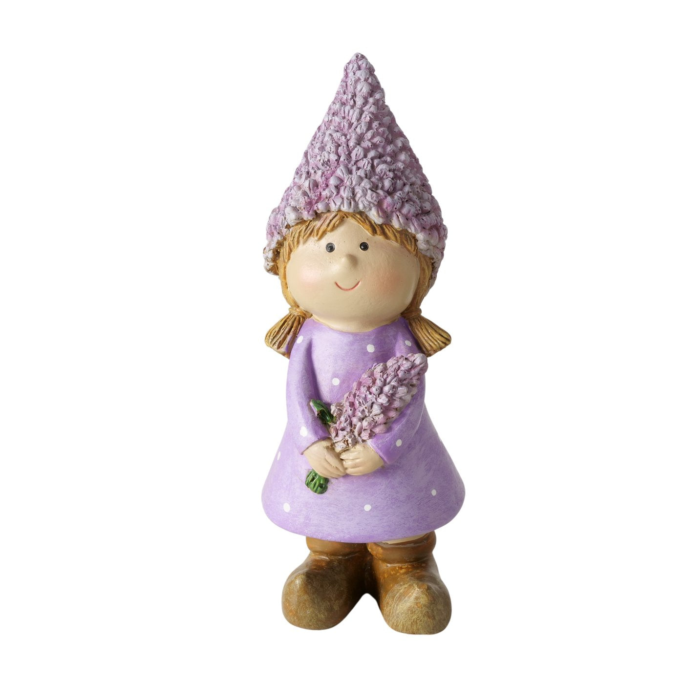 Figur Lavander, 2 sort.,KinderH 15,80 cm Kunstharz,lila,weiß