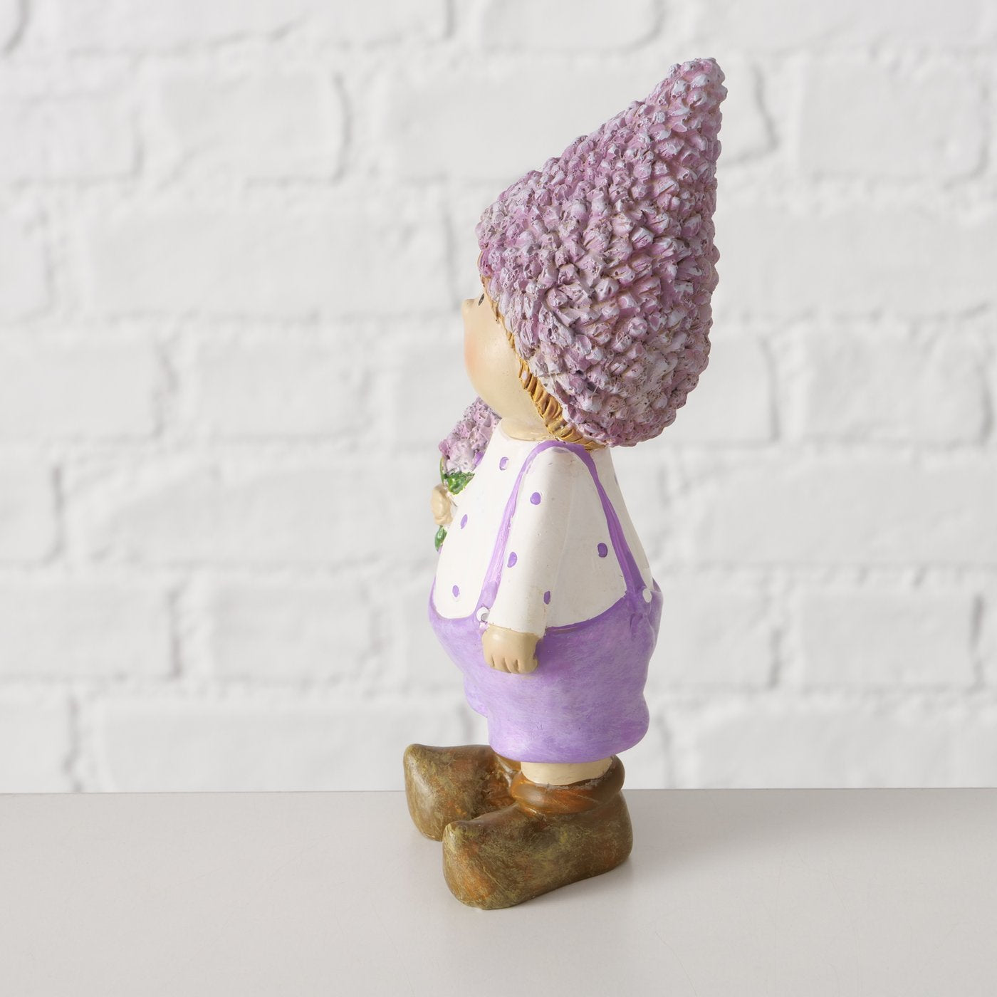 Figur Lavander, 2 sort.,KinderH 15,80 cm Kunstharz,lila,weiß
