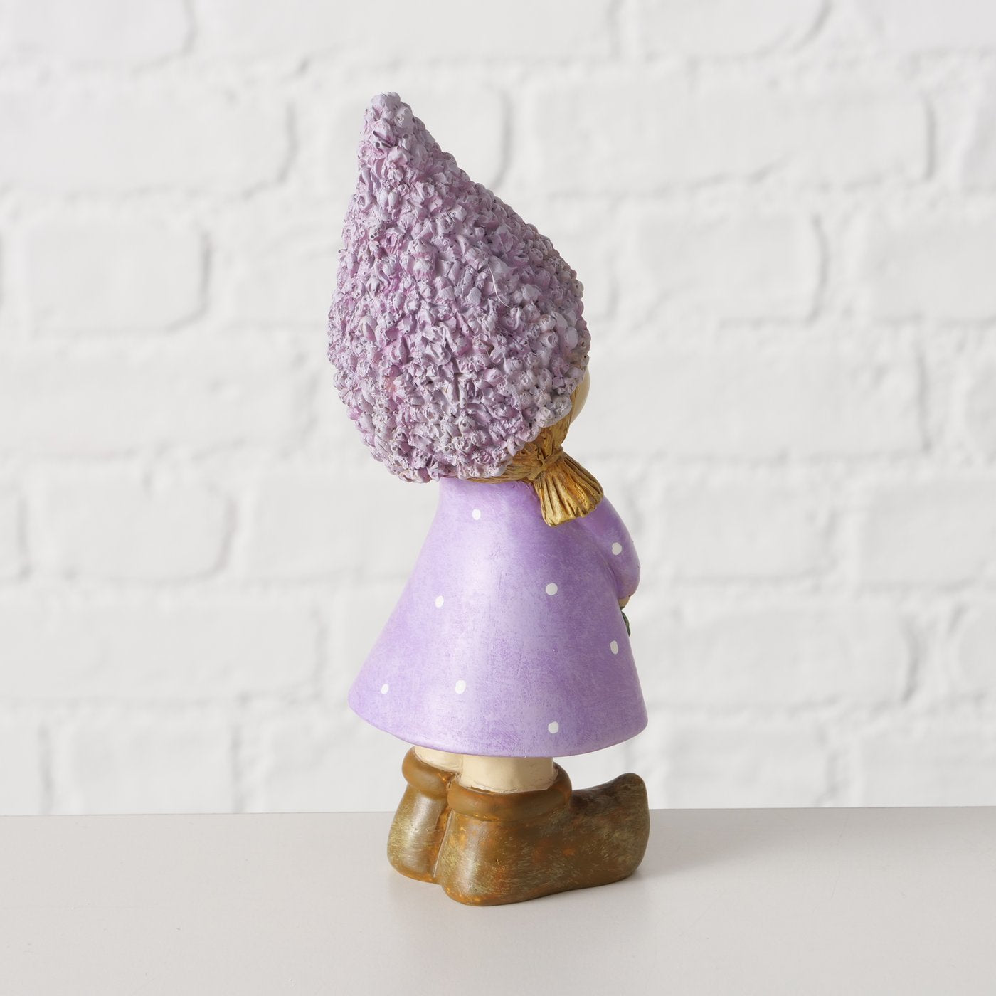 Figur Lavander, 2 sort.,KinderH 15,80 cm Kunstharz,lila,weiß