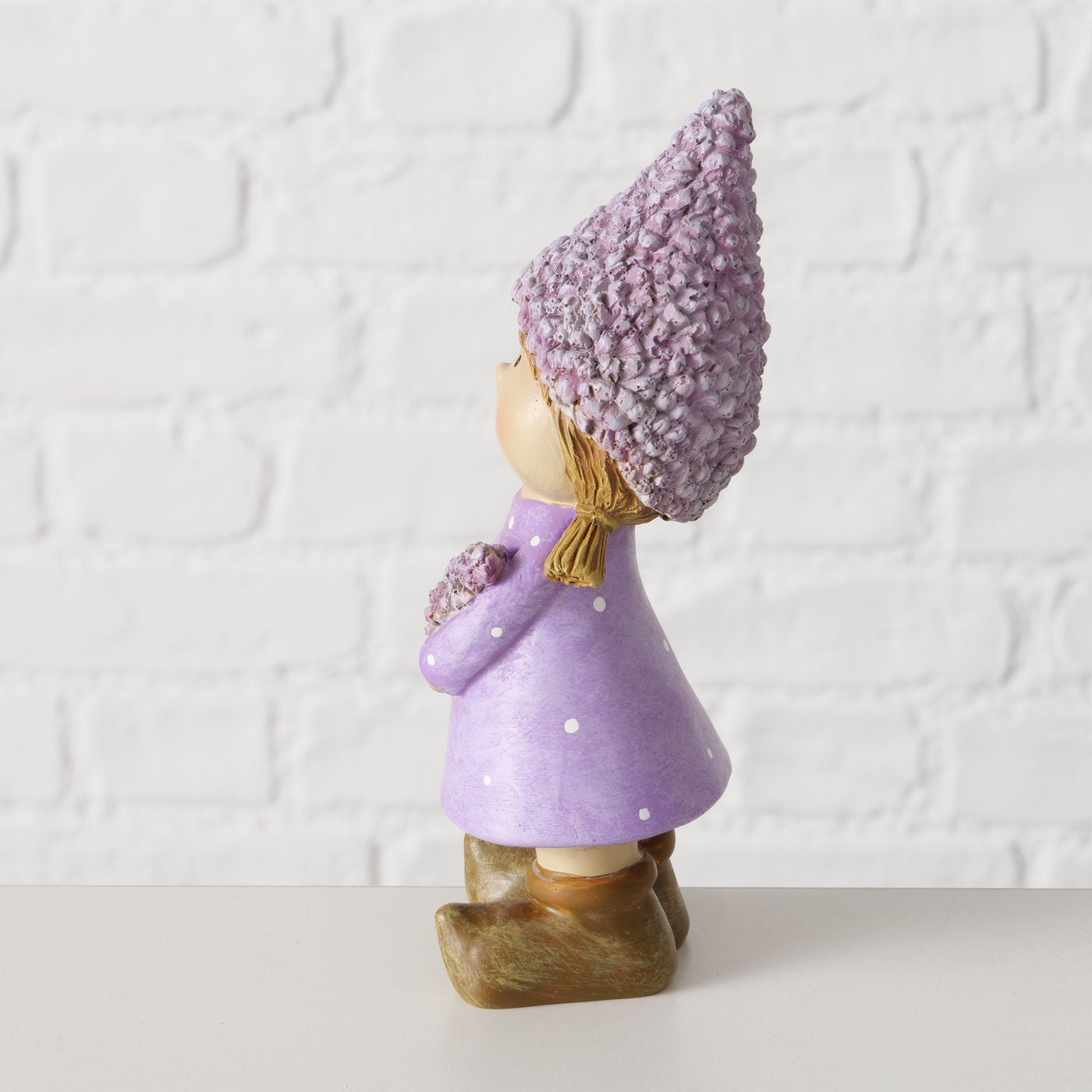 Figur Lavander, 2 sort.,KinderH 15,80 cm Kunstharz,lila,weiß