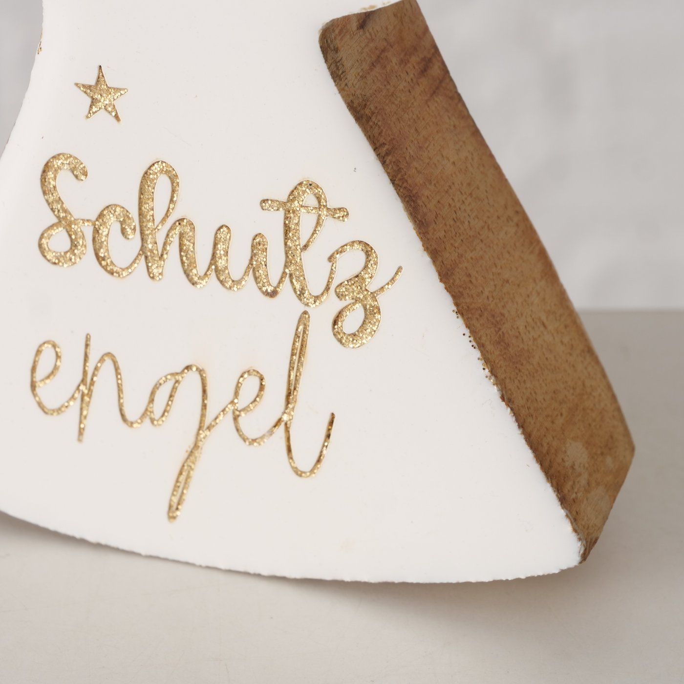 Figur Sinja Engel H 12,5 cm / Mango Cremweiß Natur 2069582