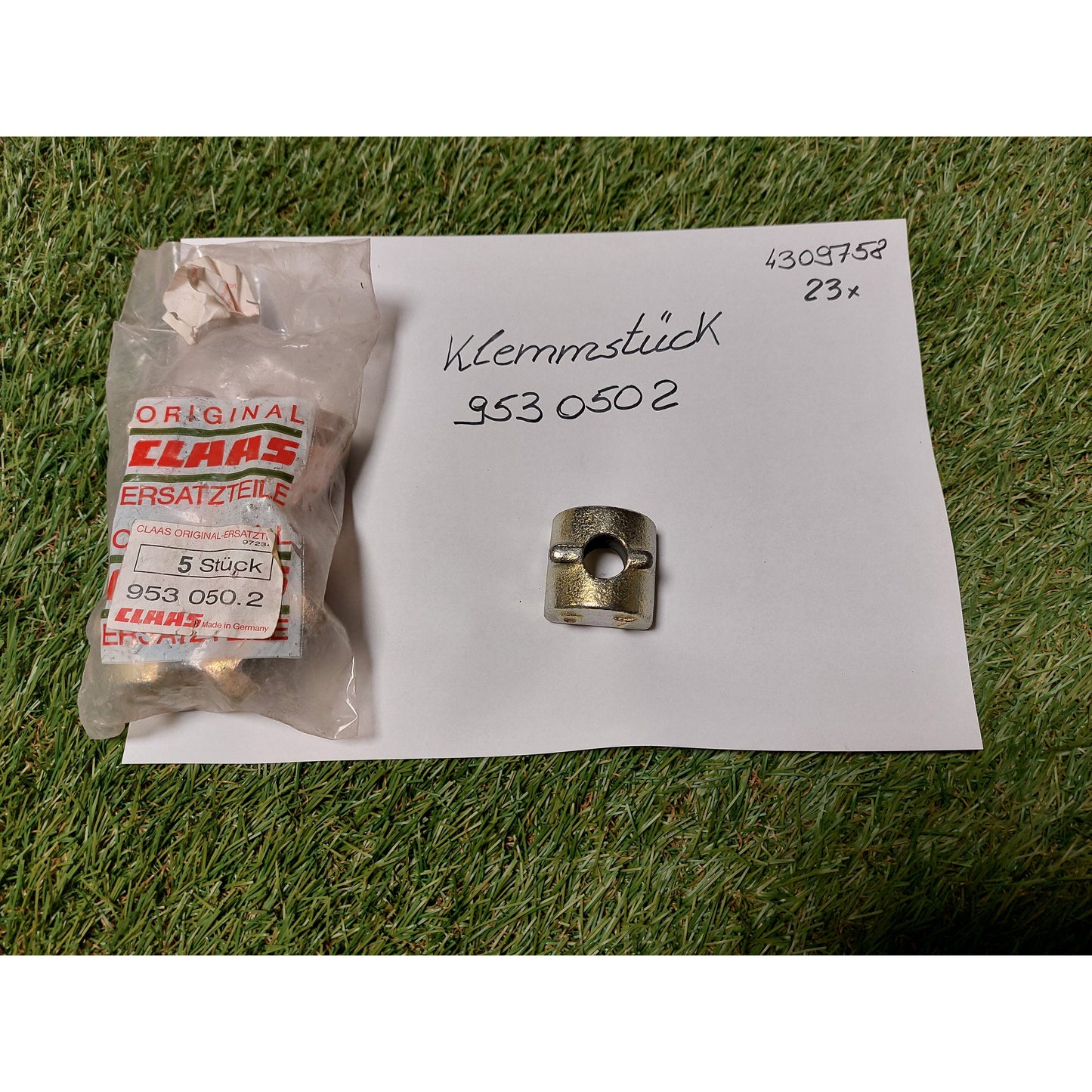 Claas Original Klemmstück Nr. 9530502