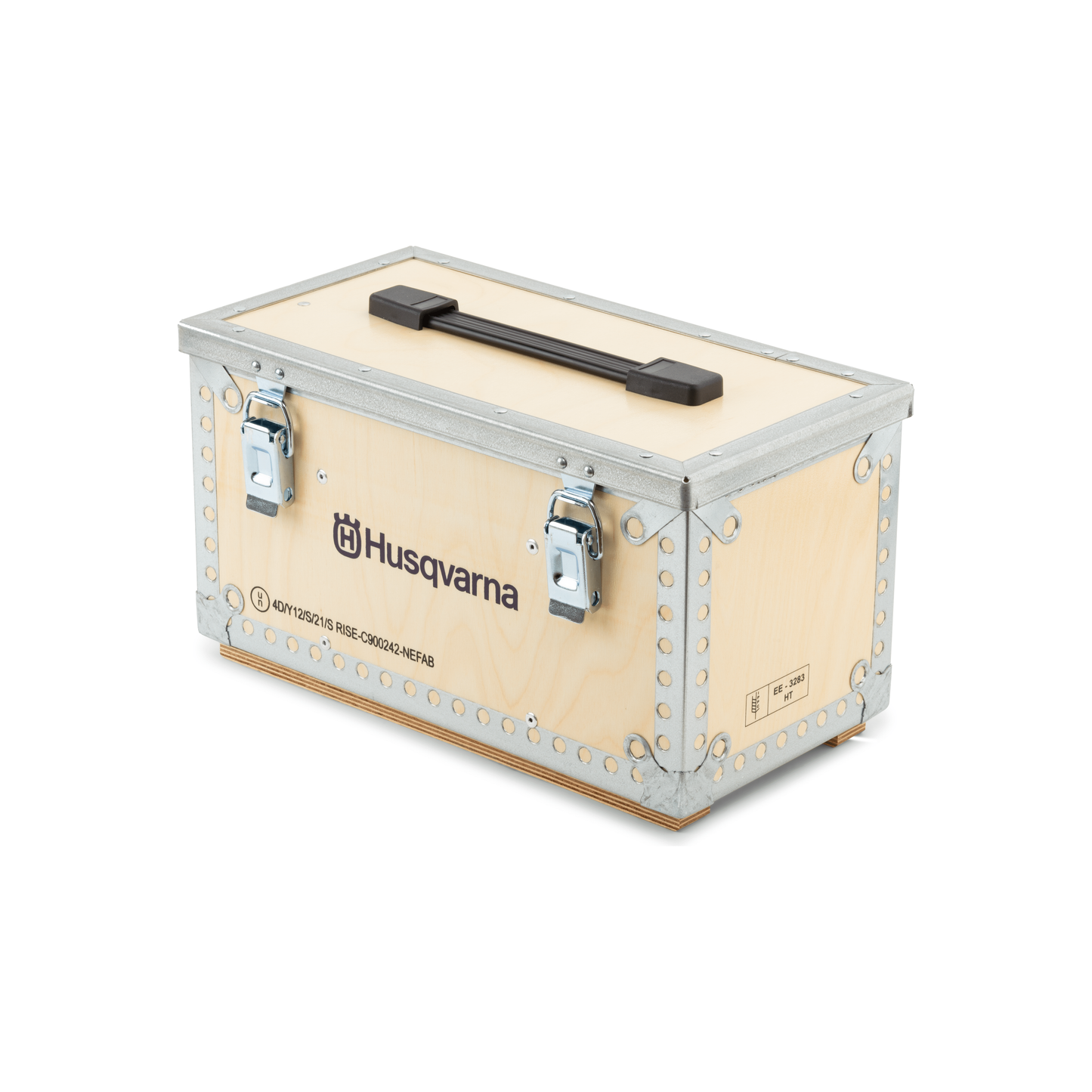 Husqvarna Akku Transportbox Holz