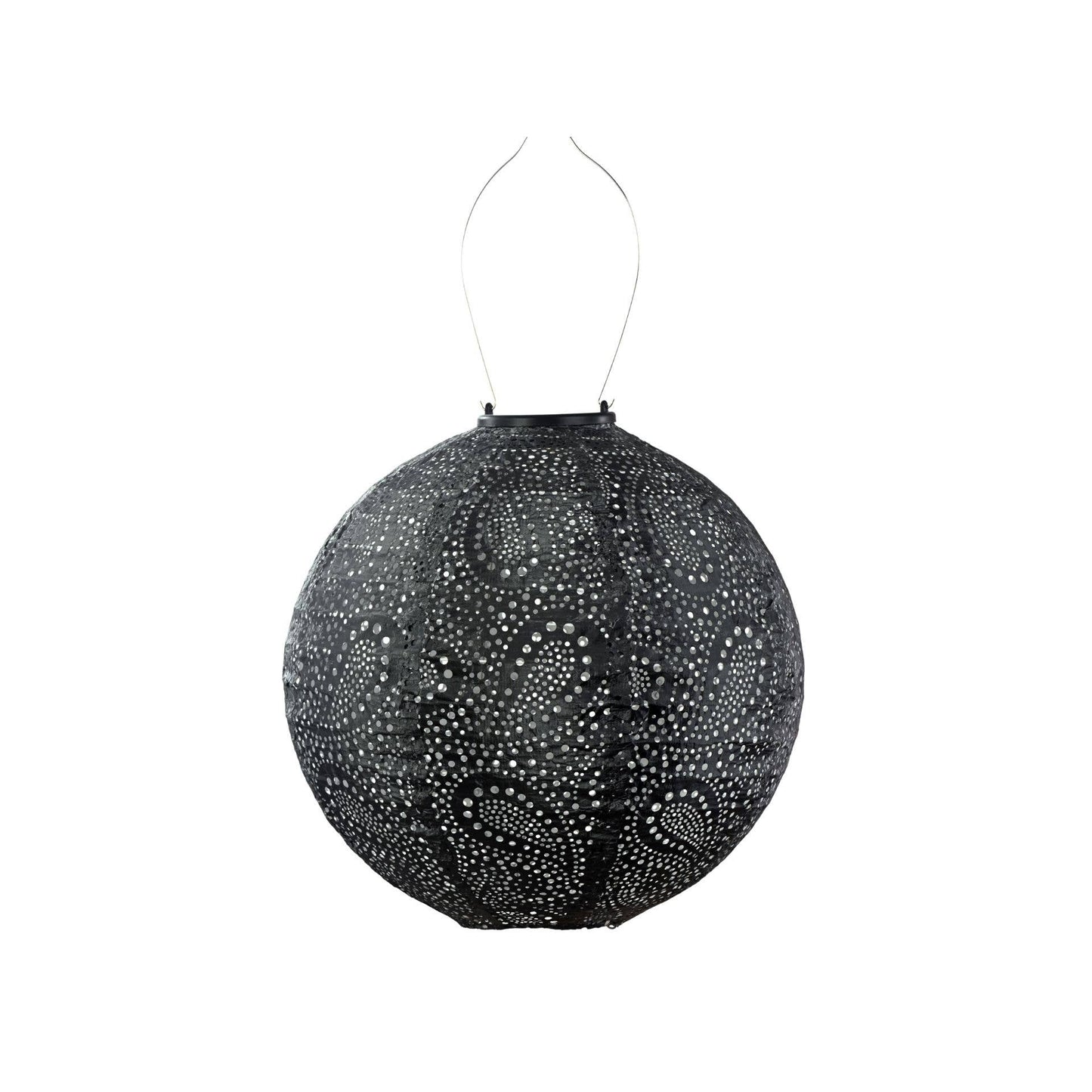 Lumiz Solar Laterne Paisley Rond - 30 cm - Dunkelgrau