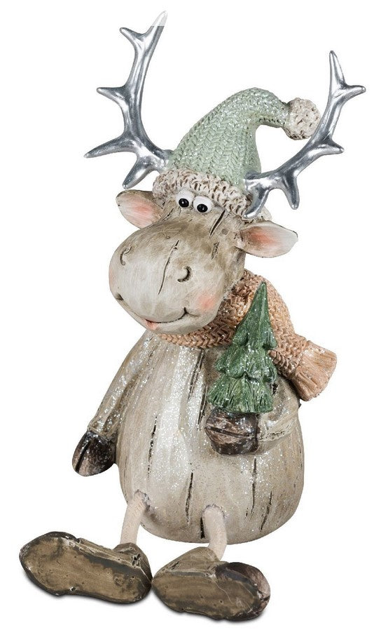 formano Dekofigur Winterzeit,Maße: Höhe 15 cm, Breite 8 cm ,Höhe mit Beine 20 cm