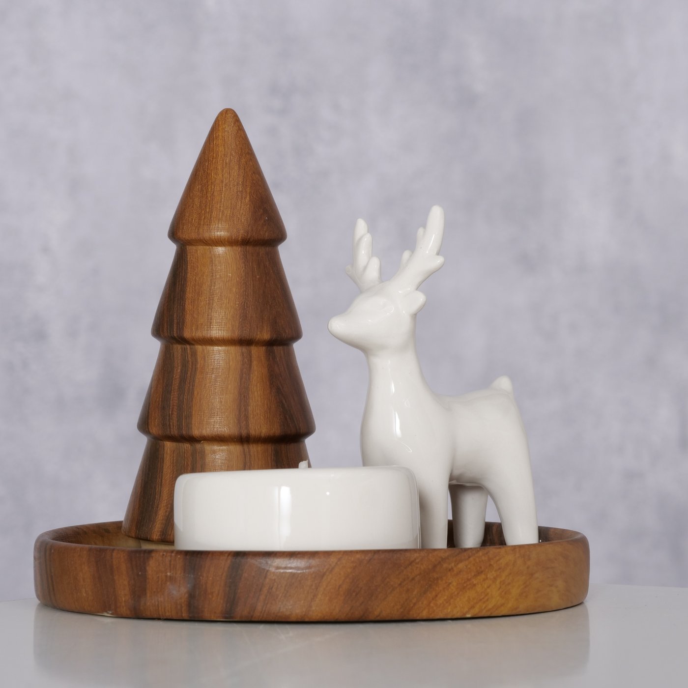 Teelichthalter Skando Hirsch Boltze 2048436