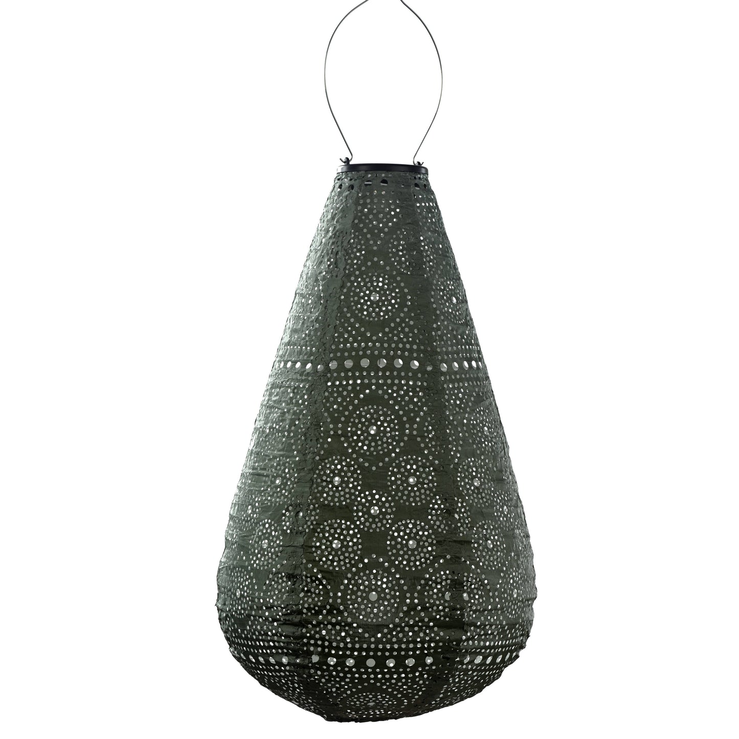 Laterne Spectare Drop, 28 cm, Salbeigrün