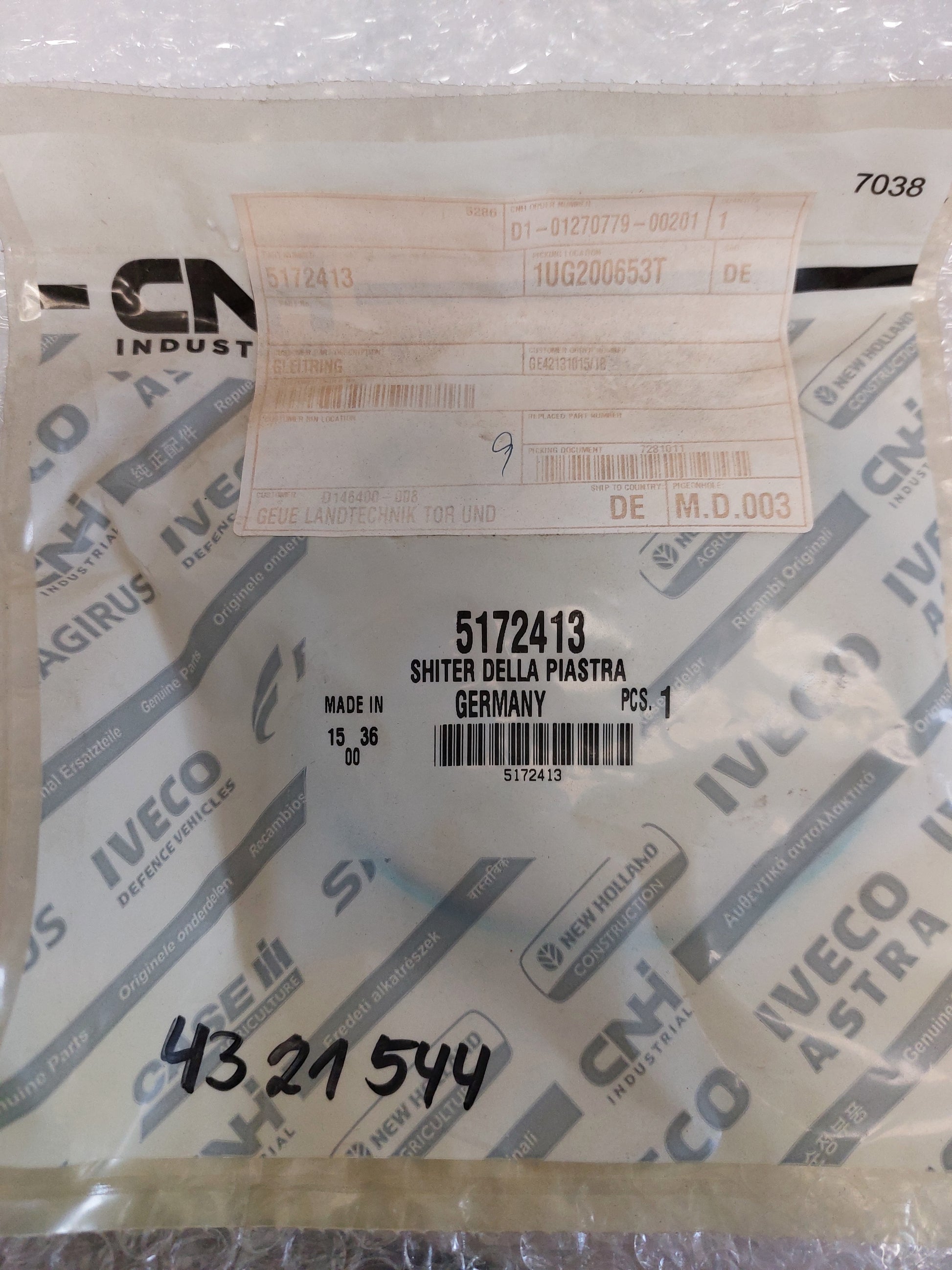 Case IH Gleitring 5172413 