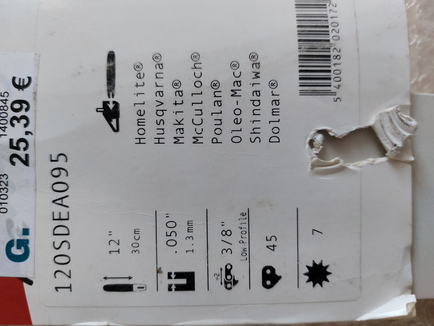Oregon Schiene 120SDEA095