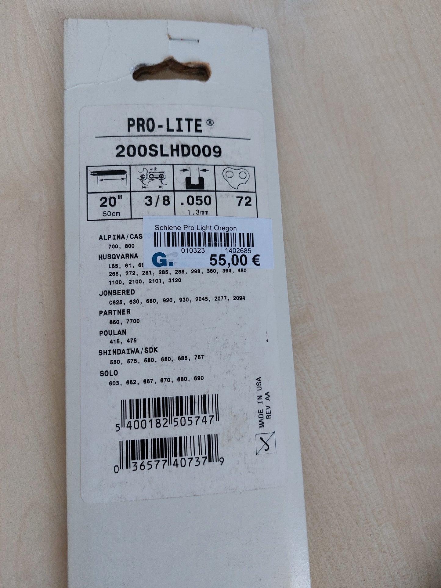 Oregon 200SLHD009 Pro-lite