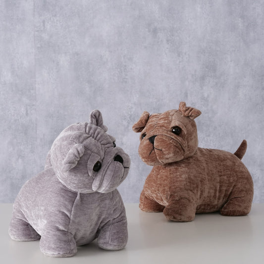 Türstopper Valdemar, 2 sort., Hund,H 20,00 cm ,B 13,00 cm Polyester 