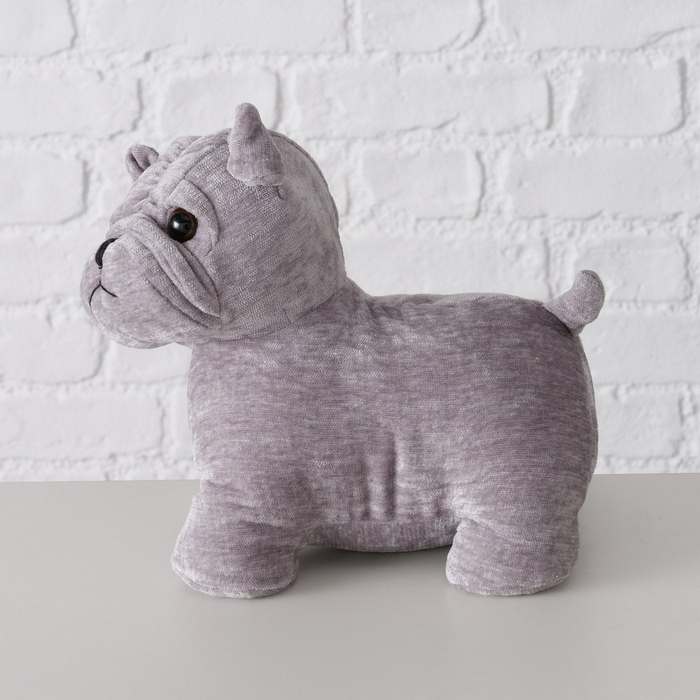 Türstopper Valdemar, 2 sort., Hund,H 20,00 cm ,B 13,00 cm Polyester 