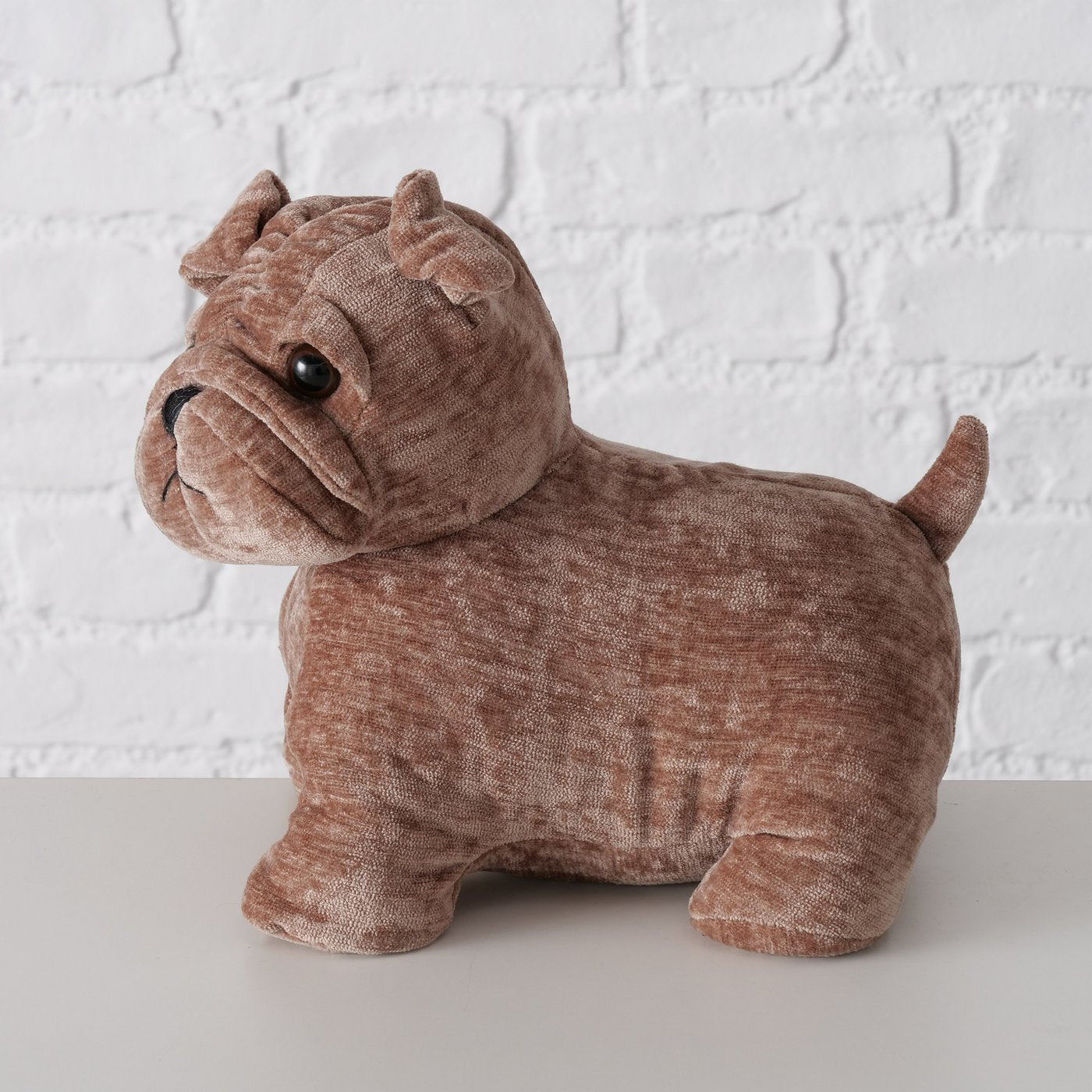 Türstopper Valdemar, 2 sort., Hund,H 20,00 cm ,B 13,00 cm Polyester 