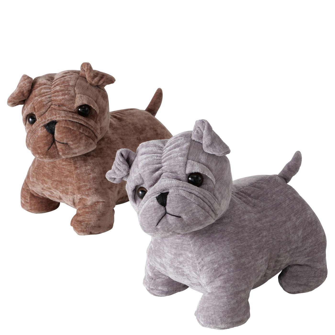Türstopper Valdemar, 2 sort., Hund,H 20,00 cm ,B 13,00 cm Polyester 