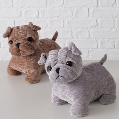 Türstopper Valdemar, 2 sort., Hund,H 20,00 cm ,B 13,00 cm Polyester 