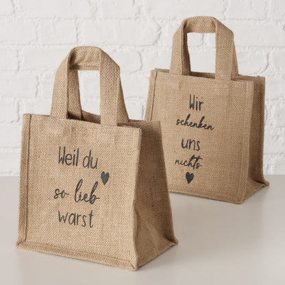 Geschenktüte "Kudo" mit Spruch in 2 Varianten