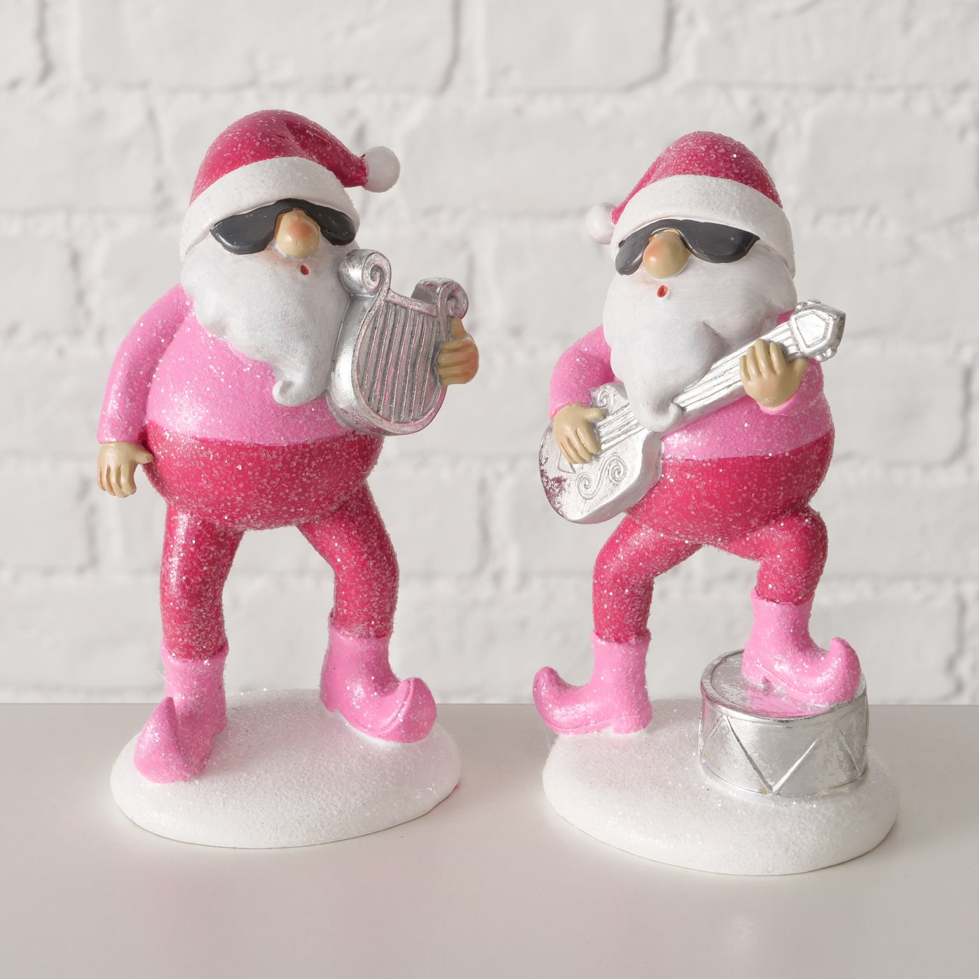 Weihnachtsmann Figur "Matthew" pink in 2 Varianten