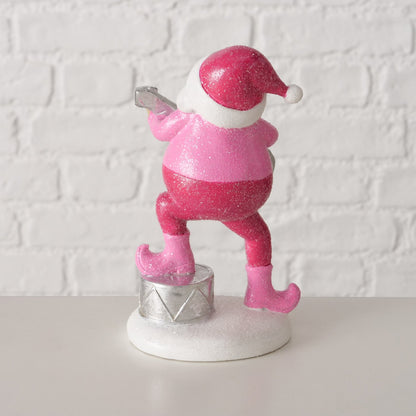 Weihnachtsmann Figur "Matthew" pink in 2 Varianten