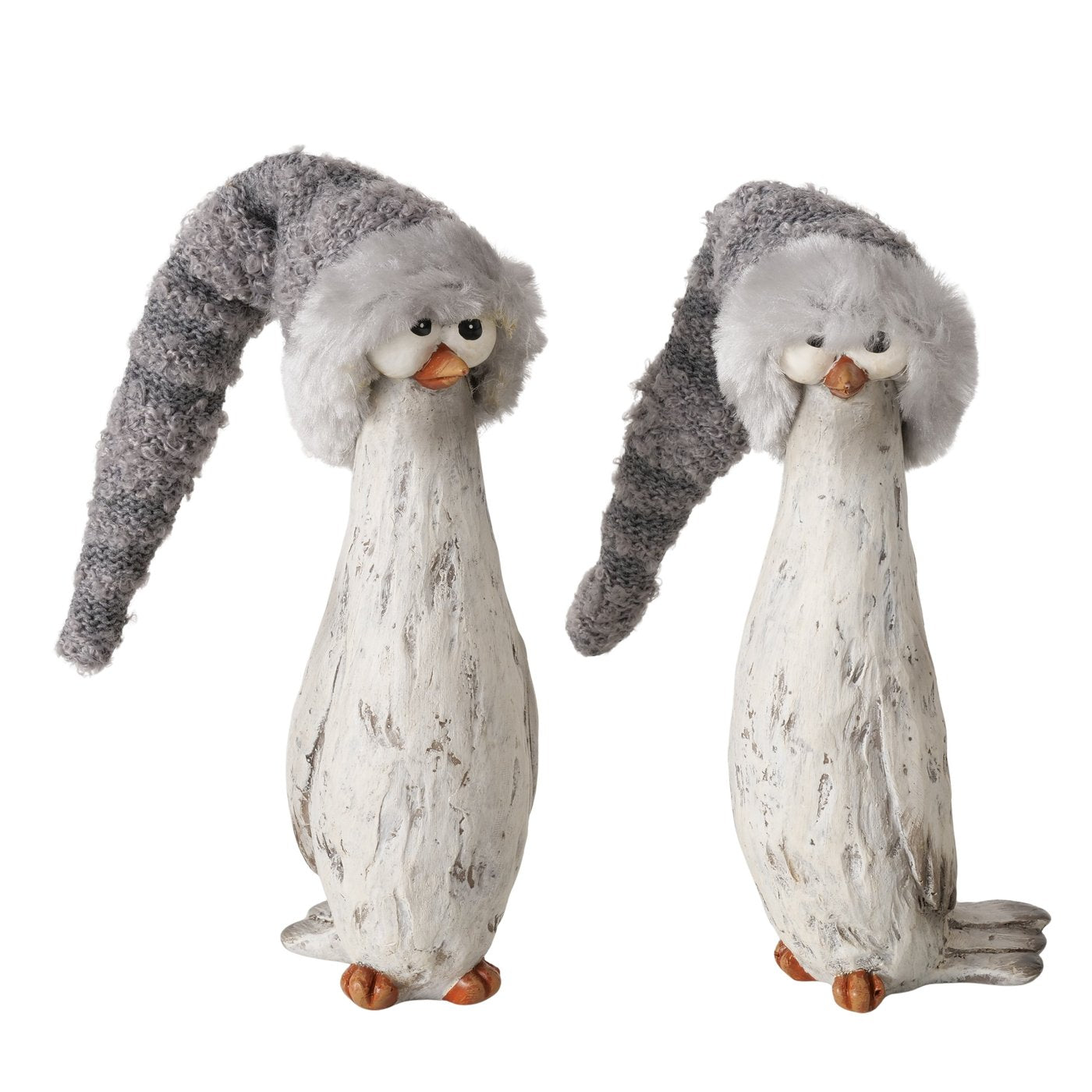 Deko Figur Wintervogel "Toffel" in 2 Varianten