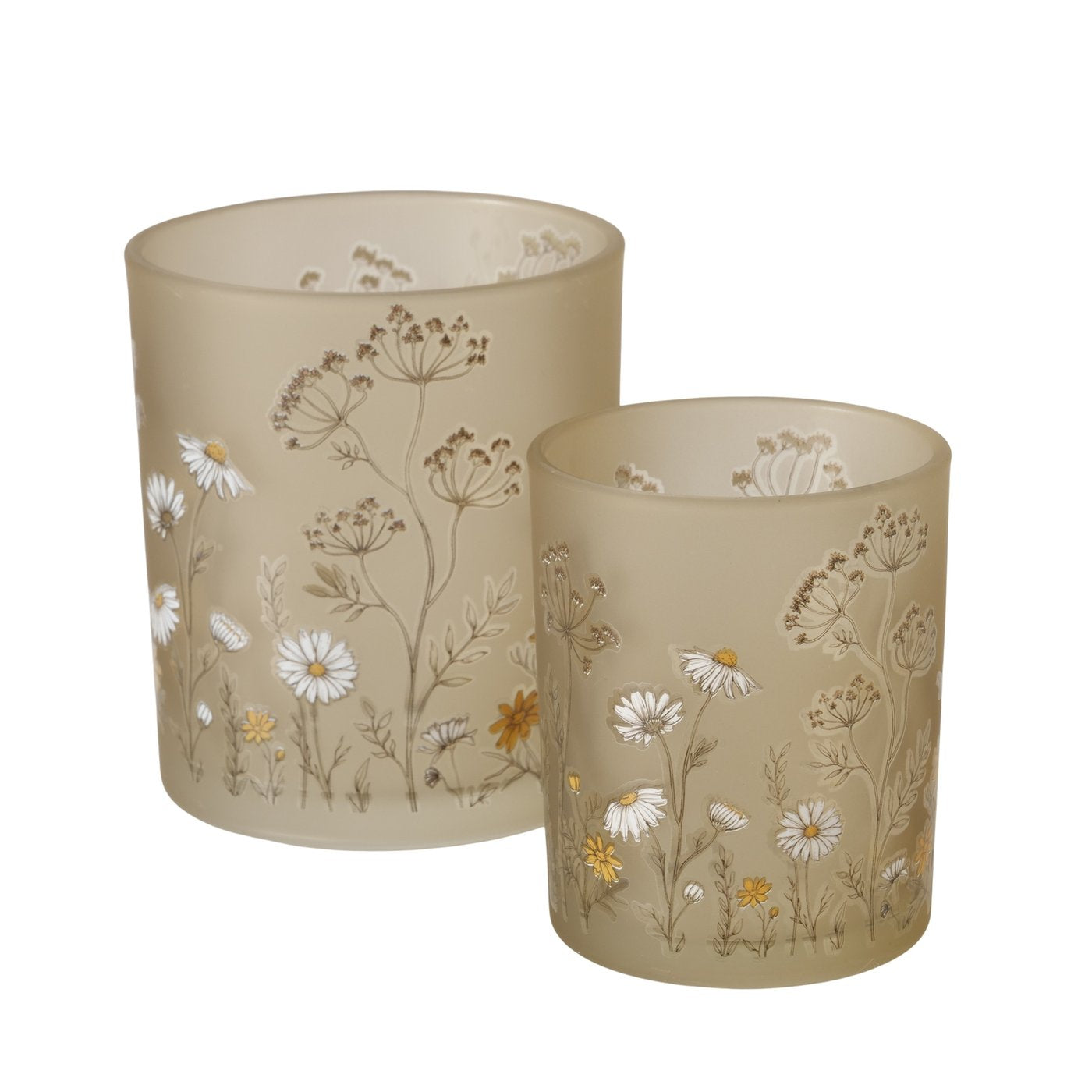 Windlicht "Meadow" 2 tlg. Blumenmuster