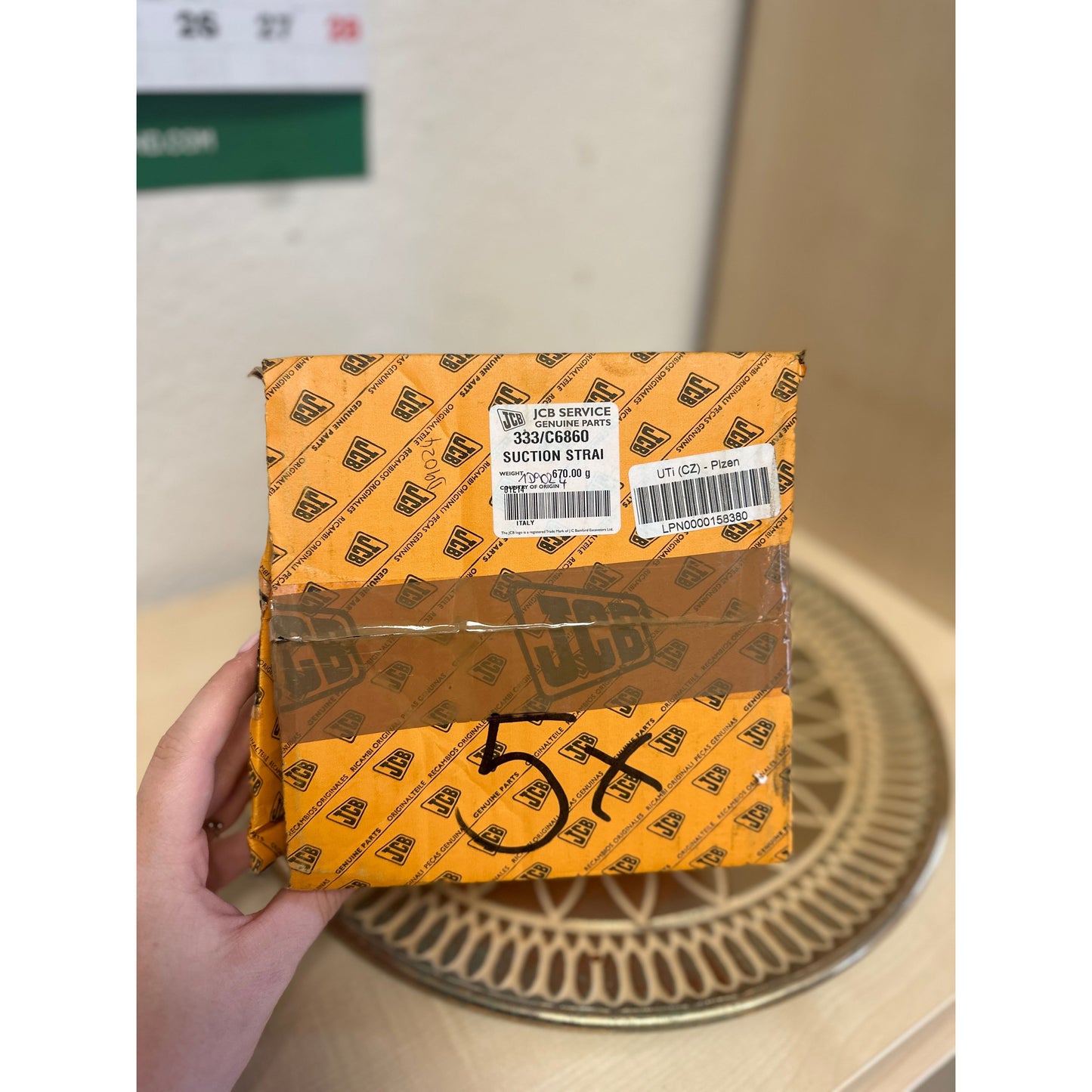 JCB Hydraulicölfiltersieb 333/C6860