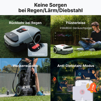Anthbot Genie 3000 intelligenter KI Rasenmähroboter