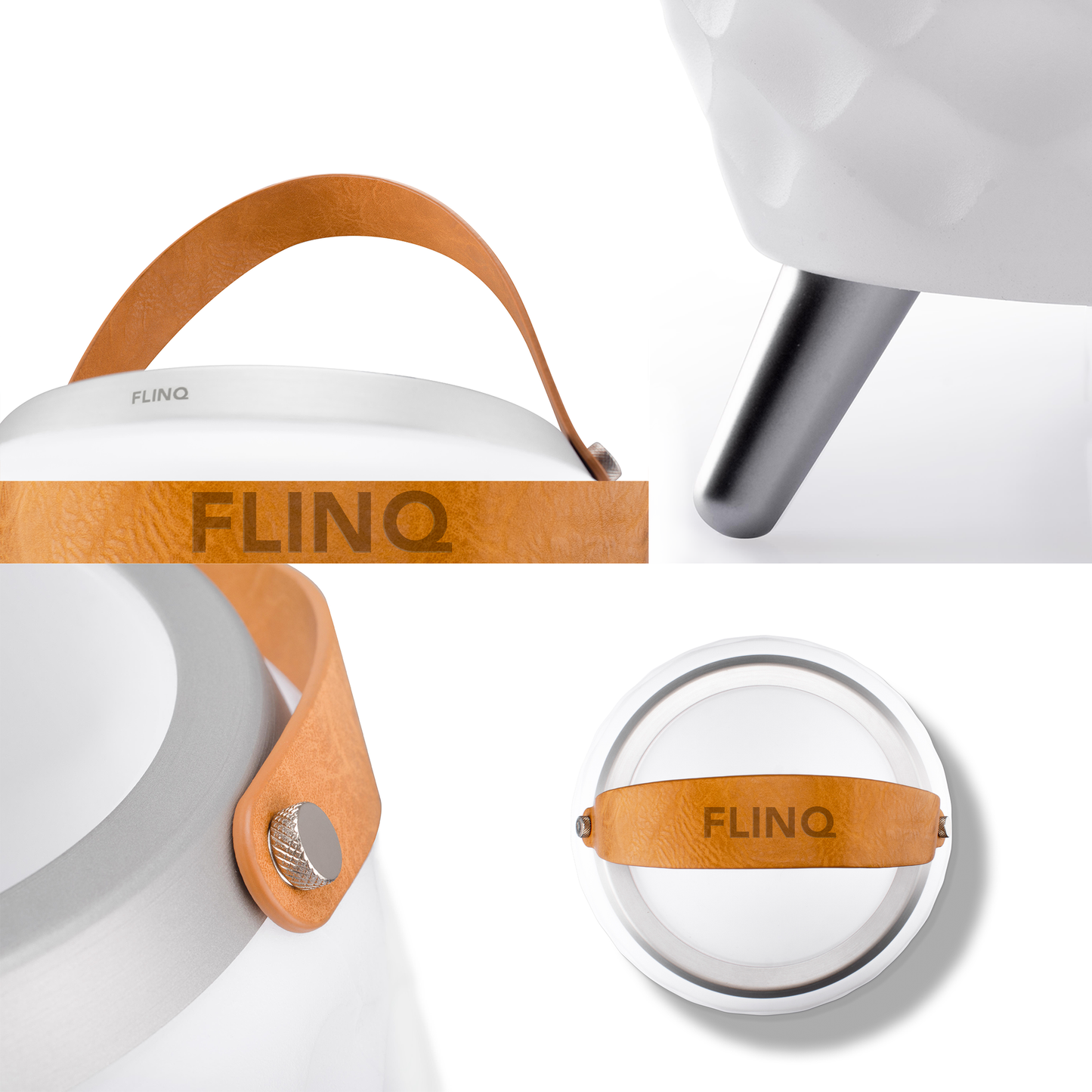 FlinQ Bali M - Lautsprecherlampe - Kabelloser Lautsprecher - Weinkühler