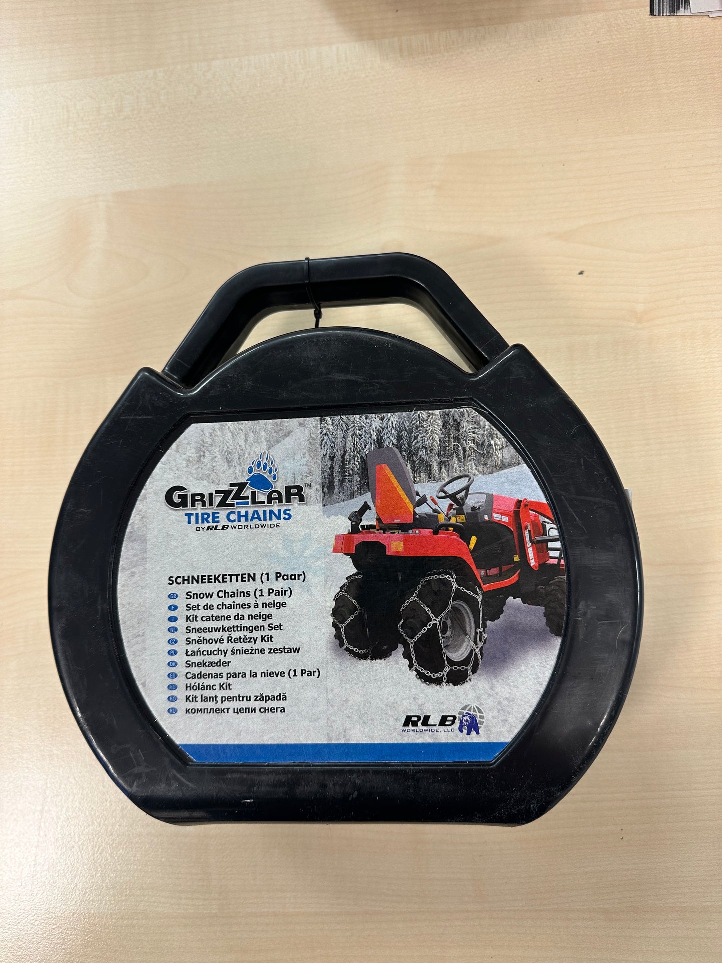 Schneeketten "Grizzlar" 16 x 7,50-8 für Rasentraktor oder Ryder