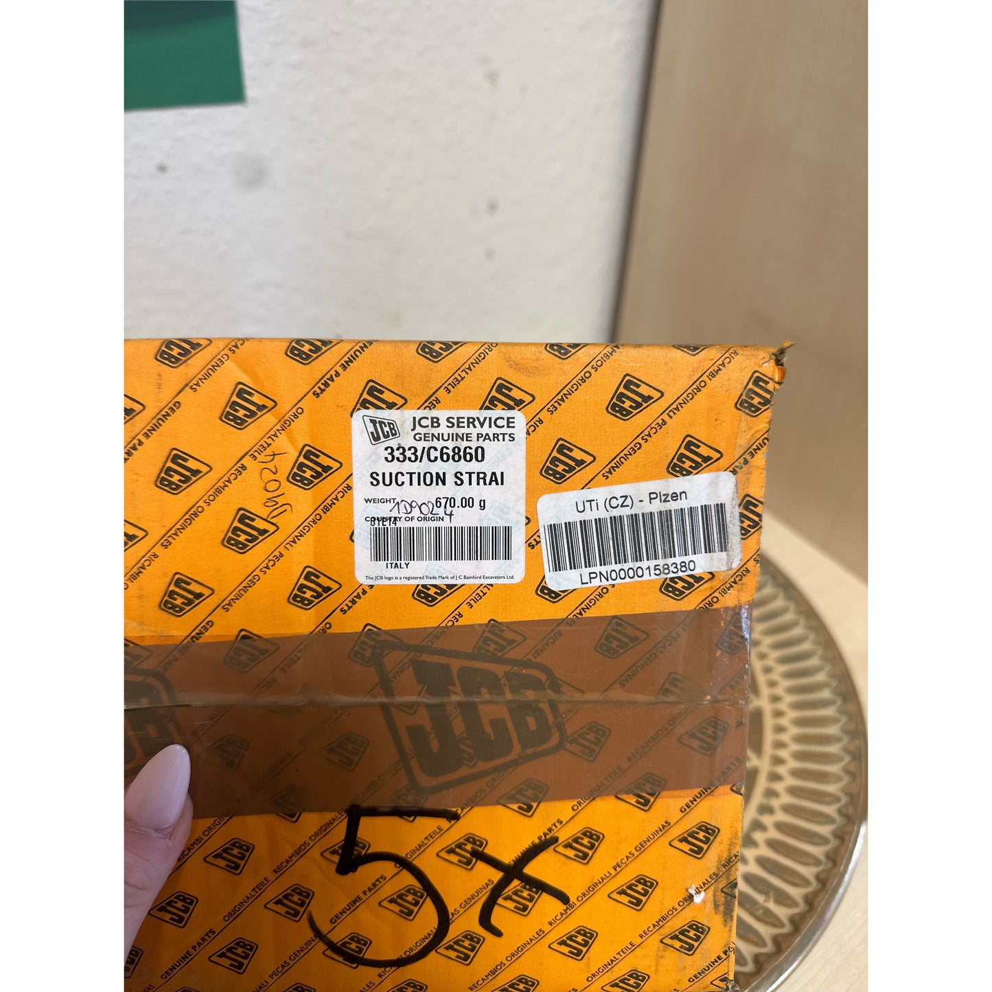 JCB Hydraulicölfiltersieb 333/C6860