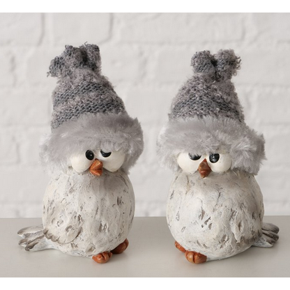 Deko Figur Wintervogel "Jano" in zwei Varianten 