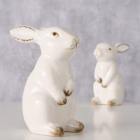 Dekofigur Osterhase "Malte" in 2 Ausführungen 10 cm