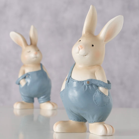 Dekofigur Osterhase "Smitty" 2 Ausführungen 18 cm