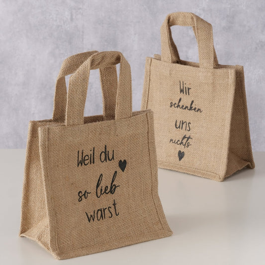 Geschenktüte "Kudo" mit Spruch in zwei Varianten