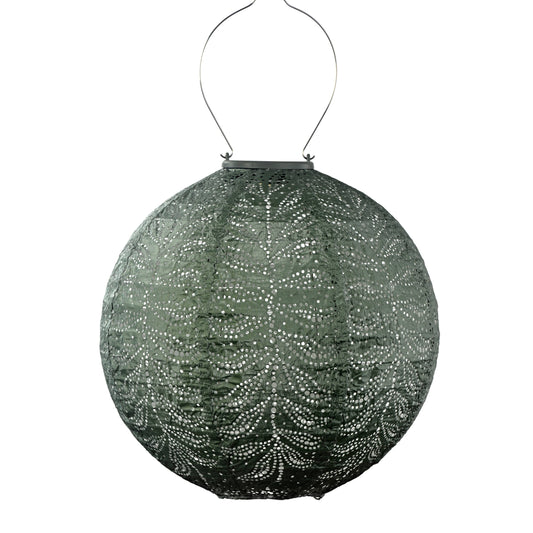 LUMIZ Laterne Folia Rond - 30 cm - Salbeigrün