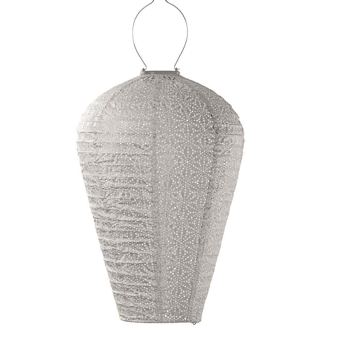 LUMIZ Laterne Sashiko - XL - Helles Taupe