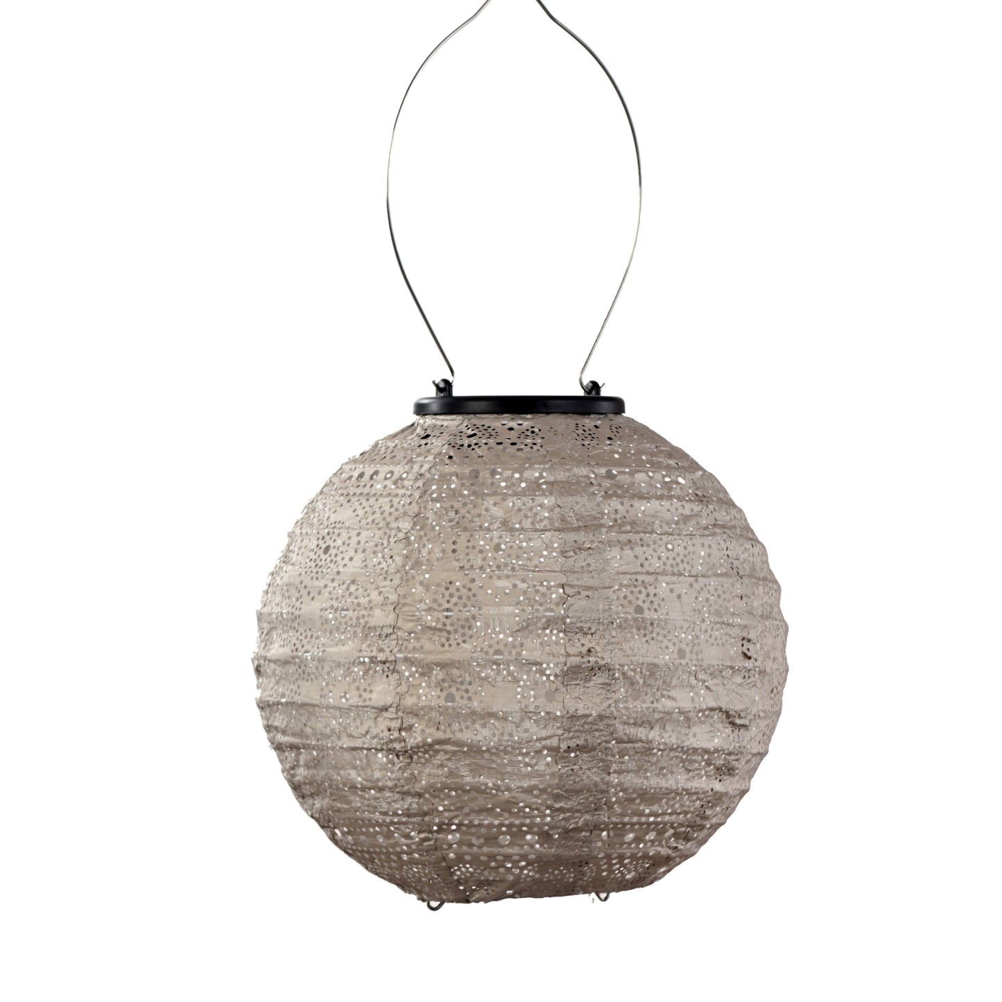 LUMIZ Laterne Spectare Rond - 20 cm - Helltaupe
