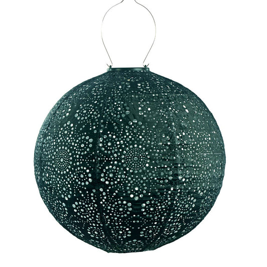 Lumiz Solar Laterne Fiore Rund - 40 cm - Grün