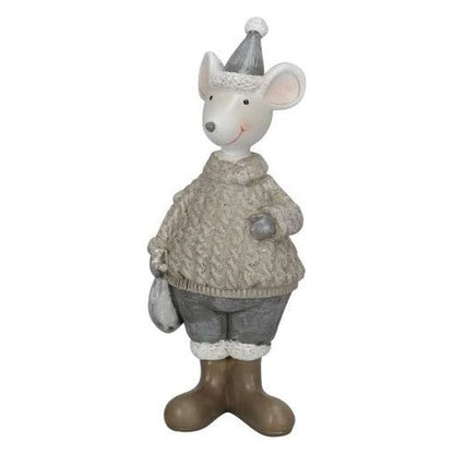 Wintermaus in braun und grau  650702000836