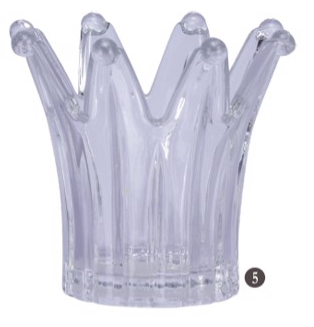 Krömer Krone Teelicht Royal - klar -