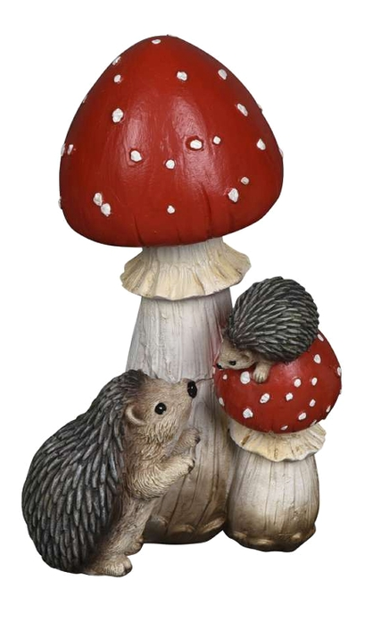 Pilz mit Igel 