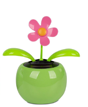 Solar-Wackel-Blume pink im Topf 10 cm