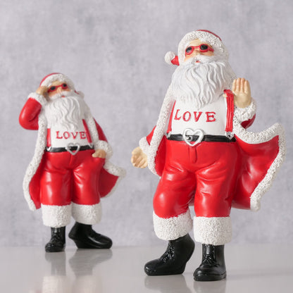 Weihnachtsmann Figur "Hadley" in 2 Ausführungen