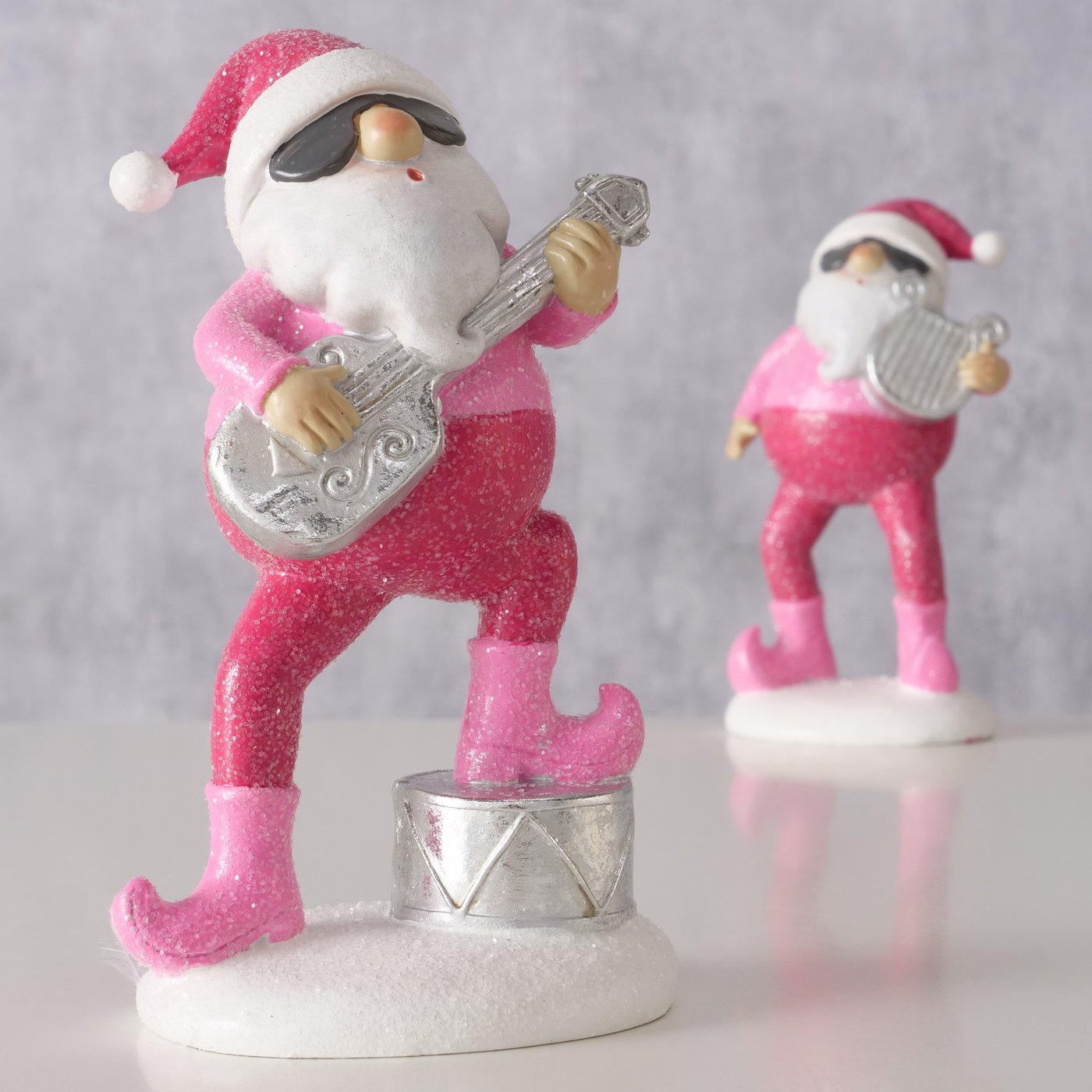 Weihnachtsmann Figur "Matthew" pink in 2 Varianten