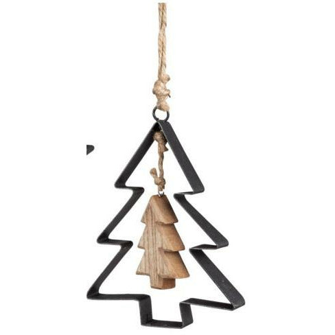 Formano Formano Dekoration Anhänger Metall Tannenbaum