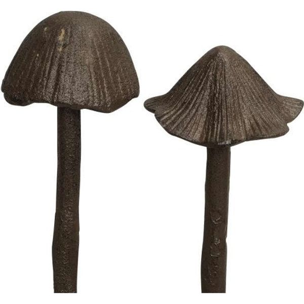 Gartenstecker Pilz aus Guss 