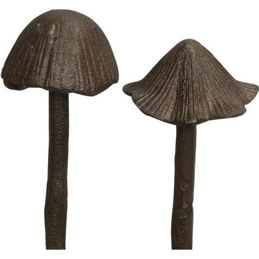 Gartenstecker Pilz aus Guss 